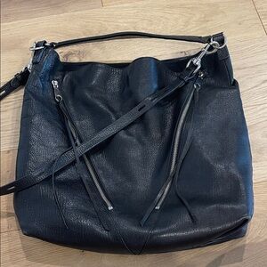 Rebecca Minkoff Black Leather Shoulder Bag